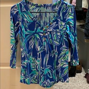Lilly Pulitzer 3/4 sleeve shirt